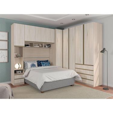 Imagem de Guarda Roupa 9 Portas E 6 Gavetas Legno Crema Legno Crema