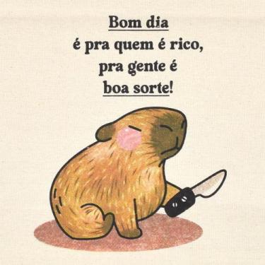 Imagem de Pano de Prato Capivara Extra - Estilotex - 70 x 45cm, BOA SORTE