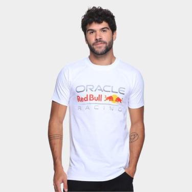 Imagem de Camiseta Red Bull Racing Unissex, Branco, G