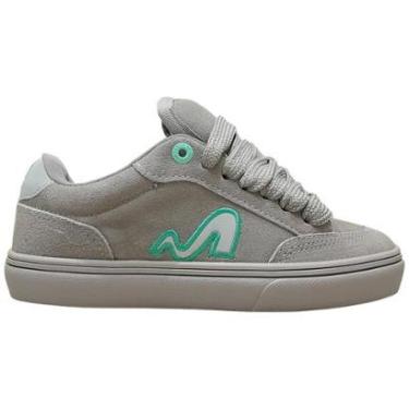 Imagem de Tenis Tesla Flow Xl Grey Tiffany Skate Camurça Cadarço Lago-Masculino