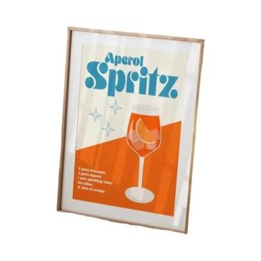 Imagem de Pintura Em Tela De Desenho Animado De Suco De Frutas, Sangria, Negroni