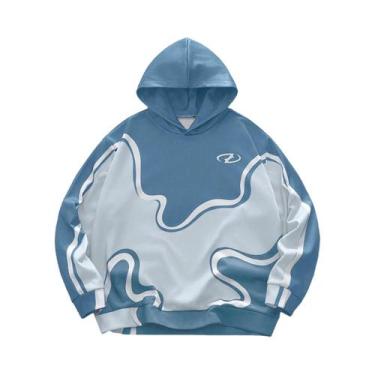 Imagem de Moletom Masculino Casual Com Capuz Estampa 3D Macia Primavera Outono 2