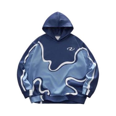 Imagem de Moletom Masculino Casual Com Capuz Estampa 3D Macia Primavera Outono 2