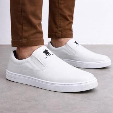 Imagem de Tênis Casual Masculino Slip On Calçe Facil Polo CWB Adulto e Infantil Street 02-Masculino
