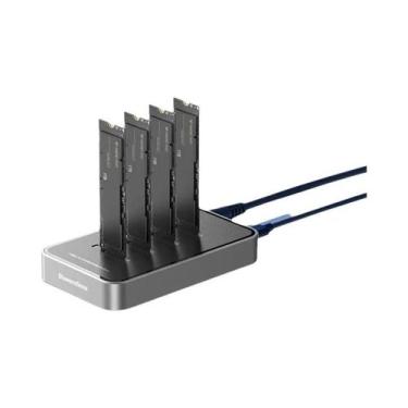 Imagem de Estação De Docking USB 3.1 Tipo C Com 4 Baias Blueendless Em Alumínio,