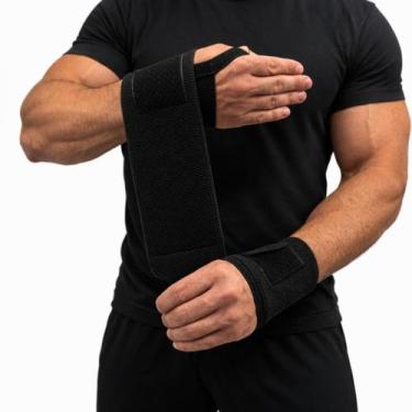 Imagem de Munhequeira Academia Exercício Funcional Musculação Suporte Pulso Ajus