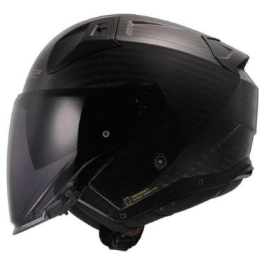 Imagem de Capacete Ls2 Aberto Of603 Infinity II Carbono Preto Leve, Preto, 56