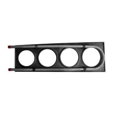 Imagem de Chapa Fogao Lenha com Serpentina Aluminio Fogao 4 Furos Aquecimento de Agua 4 Bocas 29x100x35cm Rig Fundidos