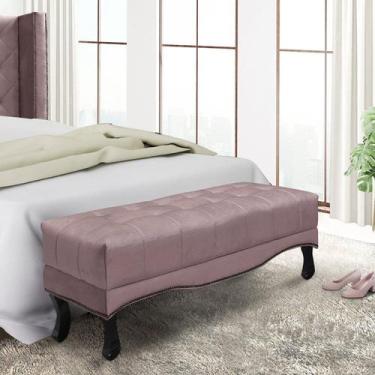 Imagem de Calçadeira Recamier Casal Vicenza Roxo/Lilás - Spezzia Decor
