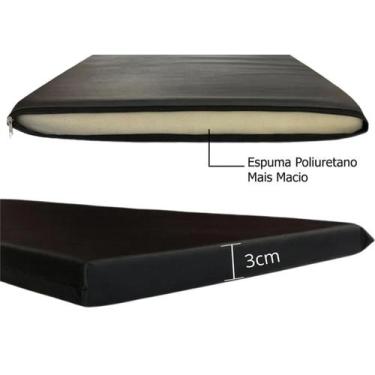 Imagem de Colchonete Pilates Fitness Ortopédico 95x50x3cm Confortável Academia Y