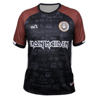 Imagem de Camisa de Futebol Iron Maiden The Book Of Souls W A Sport Oficial - Wa