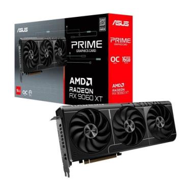 Imagem de Placa de Vídeo ASUS PRIME RX 9060 XT OC 16G AMD Radeon, 16GB, GDDR6, 1