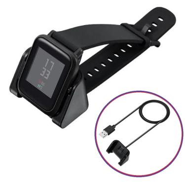 Imagem de Carregador Para Relógio Smartwatch Xiaomi Amazfit Bip Pace Lite Global A1608 2 Pinos