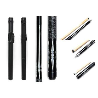 Imagem de Estojo rígido de taco de bilhar 1x1 para carregar taco de bilhar - 1B1S - comporta 1 bumbum e 1 eixo (várias cores disponíveis) (kit - 22 (taco + capa)