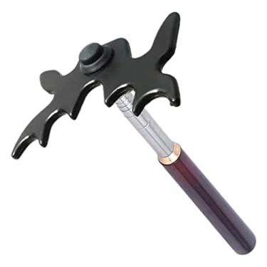Imagem de Generic Taco de bilhar snooker vara de bilhar acessórios para de bilhar retrátil taco de bilhar com cabeça de ponte de plástico removível