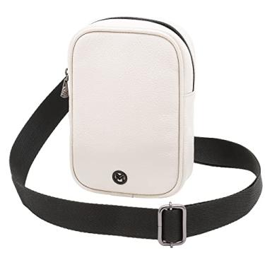 Imagem de Bolsa Feminina Crossbody Shoulder Bag Tiracolo Couro Bovino Mariart Lolla Pop (Off White)
