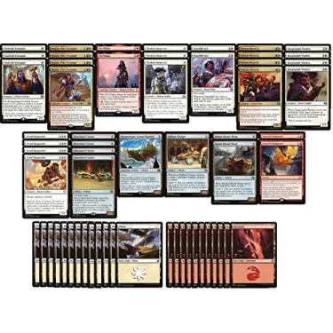 Imagem de Baralho anão branco vermelho - jurídico moderno - feito sob medida - Magic The Gathering - MTG - 60 cartas