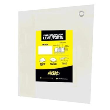 Imagem de Lona Barraca De Feira Branca 300 Micras Impermeável 3x4 / 4x3