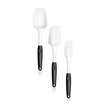 Imagem de Artaste Conjunto de 3 espátulas de silicone 43082, preto e branco