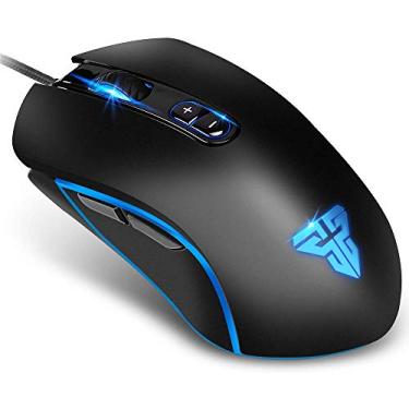 Imagem de Fantech Basic Mouse com fio para jogos X9, RGB 7 botões macro programáveis True 4800 DPI Garra Conforto Mouse para jogos iniciante para Windows PC, preto