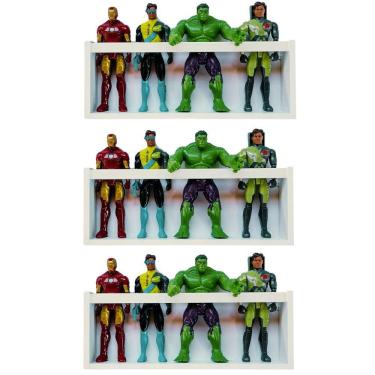 Imagem de Prateleira Organizadora Coleção Bonecos Heróis Nicho Porta