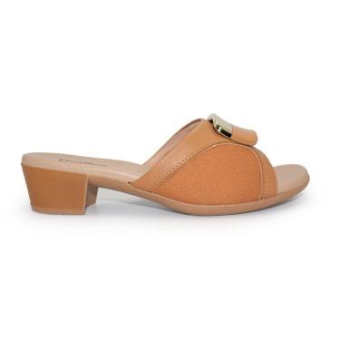 Imagem de Tamanco Usaflex Feminino Salto Bloco Casual MM0802
