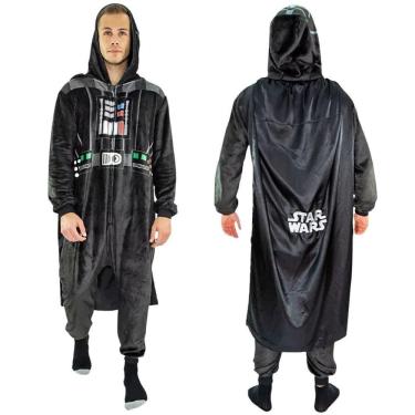 Imagem de Darth Vader Kigurumi Pijama Roupa Macacão Oficial Star Wars