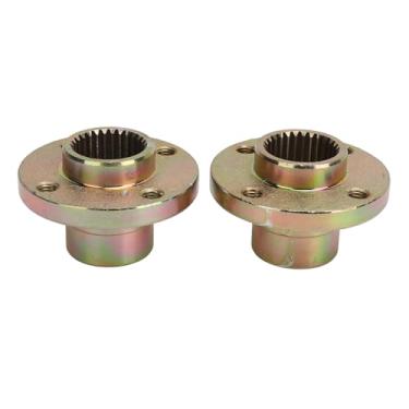 Imagem de 2 Peças de Tração de Roda Com Adaptador de Cubo de Eixo, KIMISS 28T 28mm Adaptador de Cubo de Eixo de Liga de Aço Eixo Traseiro Disco de Freio Assento de Montagem de Roda Dentada