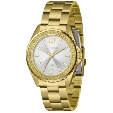 Imagem de Relógio Lince Feminino Ref: Lrg4780l40 S2kx Casual Dourado