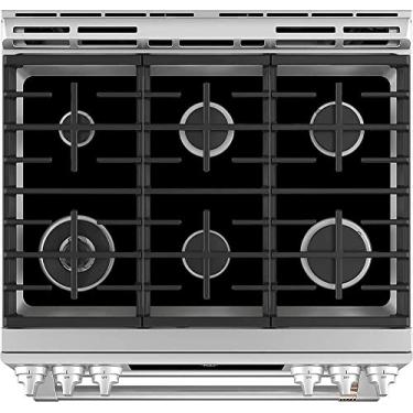 Imagem de FireFly Home Protetor de topo de fogão para fogão a gás General Electric GE Café, ajuste personalizado, ultrafino, reutilizável, protetor contra respingos - CGS700P2MS1