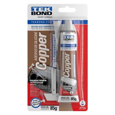 Imagem de Silicone Neutro para Alta Temperatura Cobre 85g TEKBOND