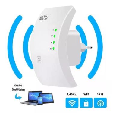 Imagem de Repetidor De Sinal Wifi Expansor Wireless Internet Roteador - H300