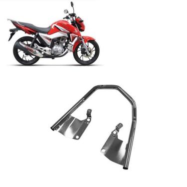 Imagem de Alça Traseira Titan 160 2015 16 2017 2018 2019 2020 Cromado - MA Motos