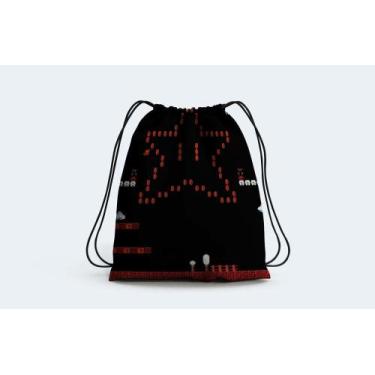 Imagem de Mochila Saco Retro Mario World - Deluzz