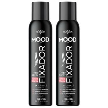 Imagem de Kit 2 Hair Spray Fixador Extra Forte Mood 150Ml - My Health