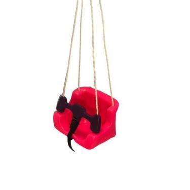Imagem de Balanço Quadrado - Rosa - Valentina Brinquedos - Com Cinto