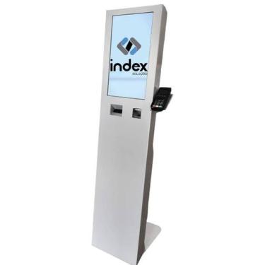 Imagem de Totem 19 polegadas vertical touchscreen com impressora não fiscal, pin
