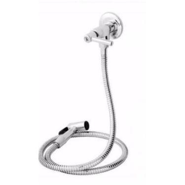 Imagem de Ducha Higiênica Metal Cromado Registro Luxo 1/4 Volta - Sollux