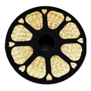 Imagem de Fita Led 5050 Branca Quente C/fonte bivolt 10m Provad'água - rgb