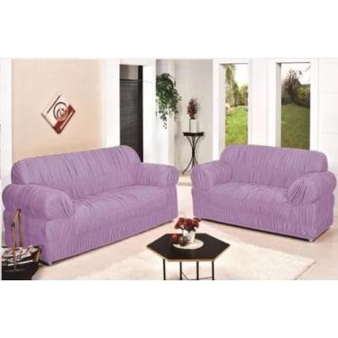 Imagem de Capa para sofa king 2 e 3 lugares malha gel elasticada - MAYRA ENXOVAI