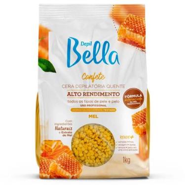 Imagem de Depil Bella Cera Depilatória Confete Alto Rendimento Extrato de Mel 1k