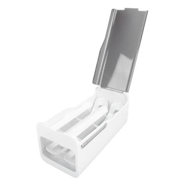 Imagem de Caixa de Armazenamento de Ovos, Porta-Ovos Rolante de Qualidade Alimentar PP, Refrigerador, Dispensador de Ovos, Organizador de Armazenamento Com Suporte de Prateleira de Frescor