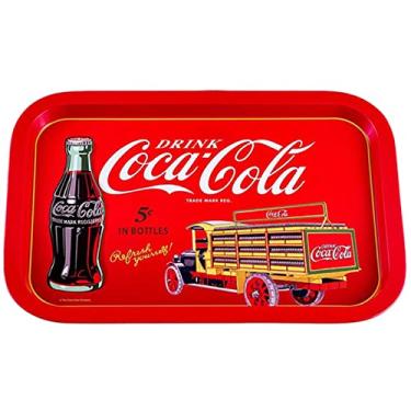 Imagem de The Tin Box Company Bandeja retangular de lata Coca Cola (778417-12)