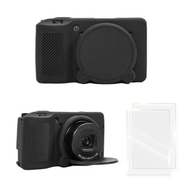 Imagem de Rieibi Capa GR III/GR IIIx, capa de silicone para câmera Ricoh GR III/Ricoh GR IIIx com 2 peças protetoras de tela, capa leve para câmera Ricoh GR IIIx GR III GR3X GR3