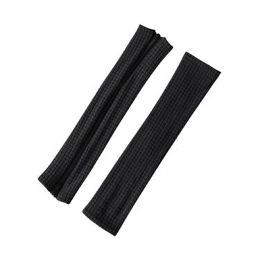 Imagem de ＫＬＫＣＭＳ Protetores de capa de braço para cadeira de escritório, elástico, confortável, substituição, elevação de braço, ergonômico, universal, lavável, Preto