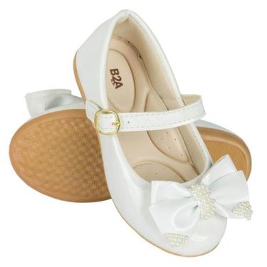 Imagem de Sapatilhas Infantil Bailarina Menina Vermelha Laço Perolado 2019 - B2A