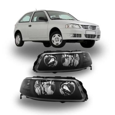 Imagem de Farol Gol G3 00 01 02 03 04 05 Duplo Mascara Negra - Importado