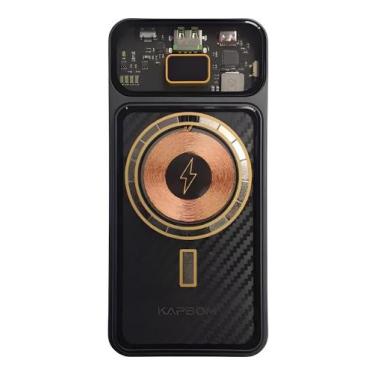 Imagem de Carregador Portátil Power Bank  10000 Mah Indução PW-KA-937 - Kapbom