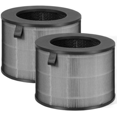Imagem de Substituição de filtro U9CV2B compatível com ventilador LG PuriCare AeroTower série U9C U9CV2B, U9CS1C, U9CV1C, filtro purificador de ar purificador de ar, filtro 3 em 1 Ture HEPA e filtro de carvão