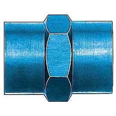 Imagem de Aeroquip Acoplador de tubo reto de alumínio anodizado azul FCM2129
